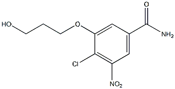 4-Chloro-3-(3-hydroxypropoxy)-5-nitrobenzamide