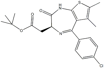 tert-butyl (S)-2-(5-(4-chlorophenyl)-6,7-dimethyl-2-oxo-2,3-dihydro-1H-thieno[2,3-e][1,4]diazepin-3-yl)acetate