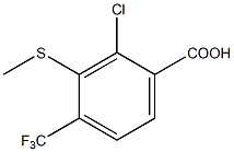  Benzoic acid, 2-chloro-3-(methylthio)-4-(trifluoromethyl)-