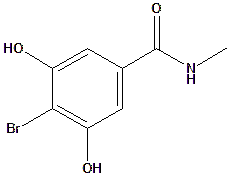 N-甲基-4-溴-3,5-二羥基苯甲酰胺