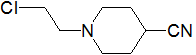  1-(2-chloroethyl)piperidine-4-carbonitrile